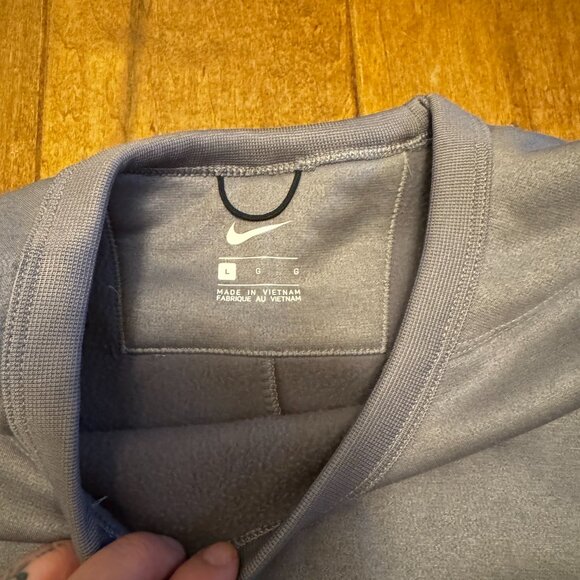 Mens Nike Golf Long Sleeve Sweater | Grey | Size Large | EUC - Picture 3 of 8